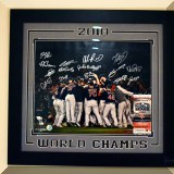 C04. 2018 World Champions Red Sox signed photograph. 
